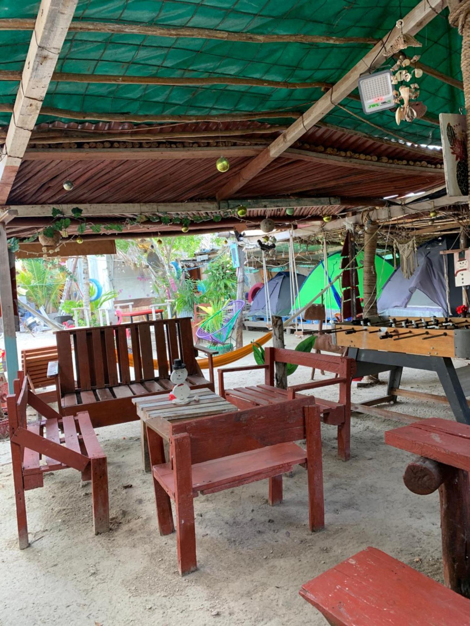 Casa De Los Santos Camping Y Eco Cabanas Isla Holbox Bagian luar foto