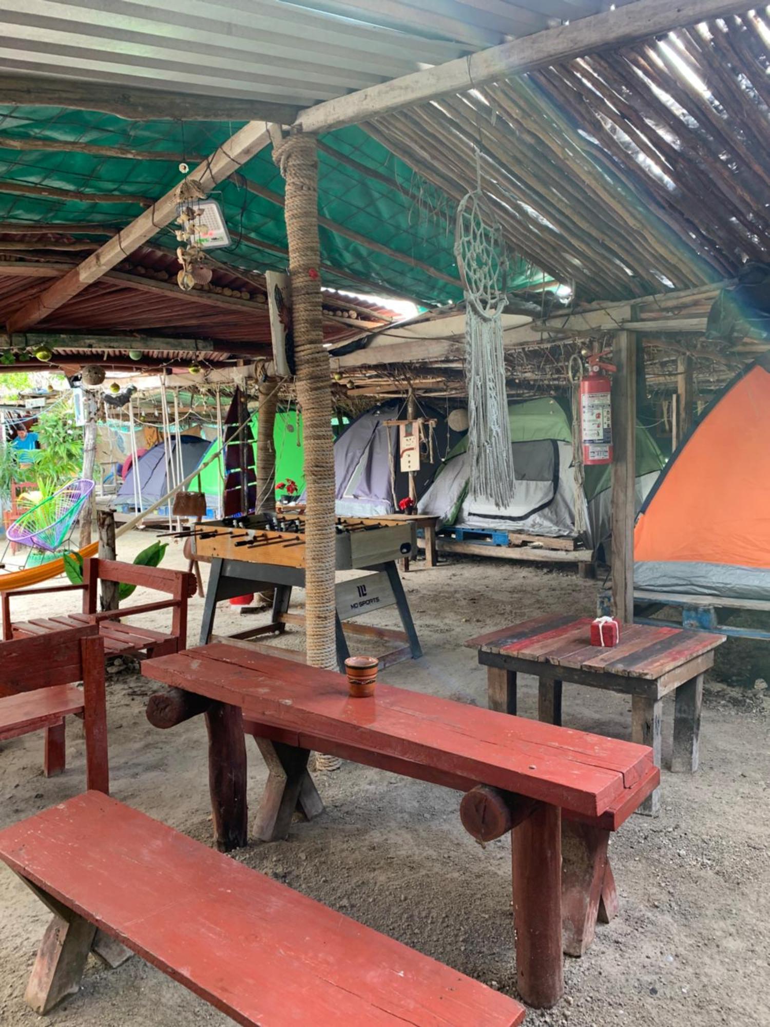 Casa De Los Santos Camping Y Eco Cabanas Isla Holbox Bagian luar foto
