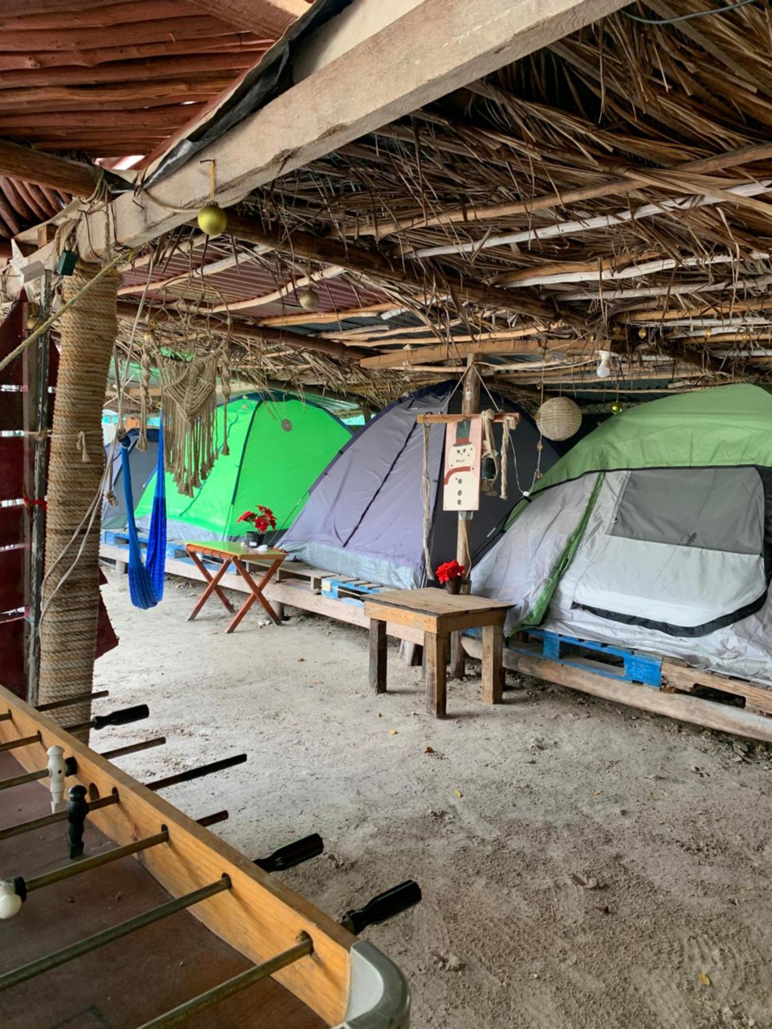 Casa De Los Santos Camping Y Eco Cabanas Isla Holbox Bagian luar foto